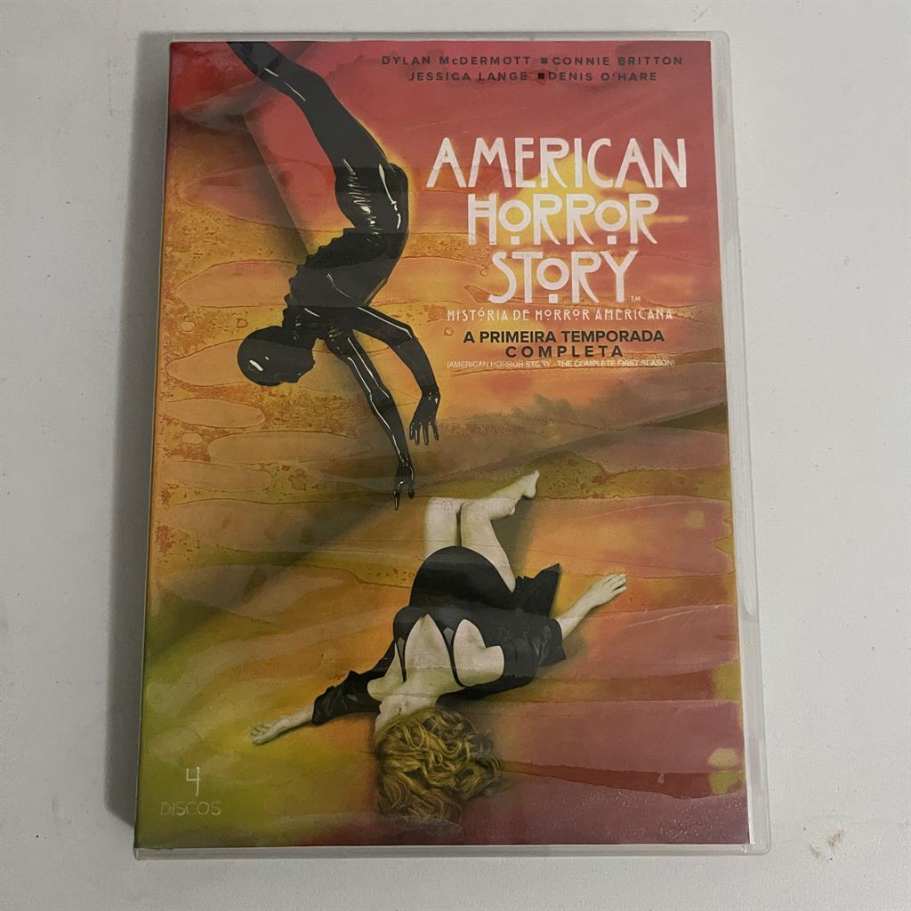 DVD DVD American Horror Story Primeira Temporada Completa direção 4 DVDs historia de horror americana Dylan Mcdermott