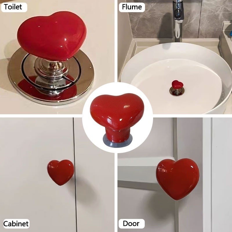 Kit 3/5/10 Botão de Descarga para Vaso Sanitário | Puxador Criativo Decorativo para Casa e Banheiro