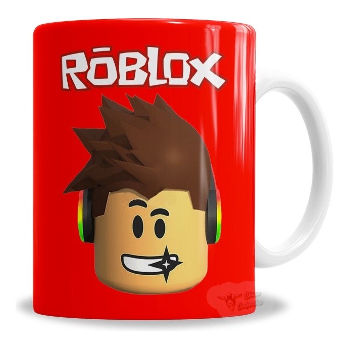 Kit Caneca + Mousepad Cerámica Roblox Avatar - Cerâmica Premium 325ml