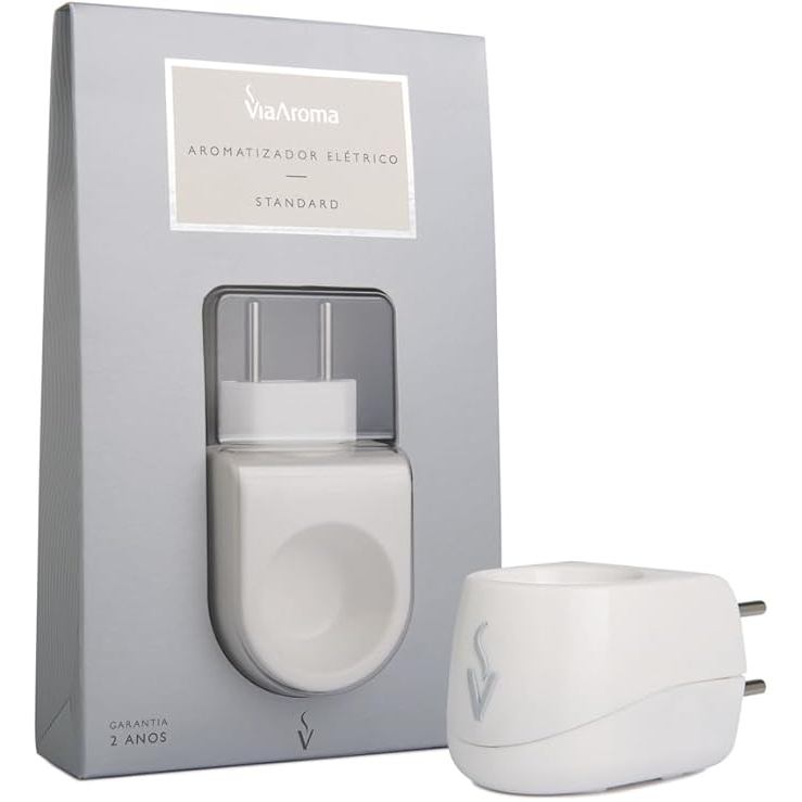 Difusor Aromatizador elétrico STANDARD BRANCO para óleos essenciais - Via Aroma