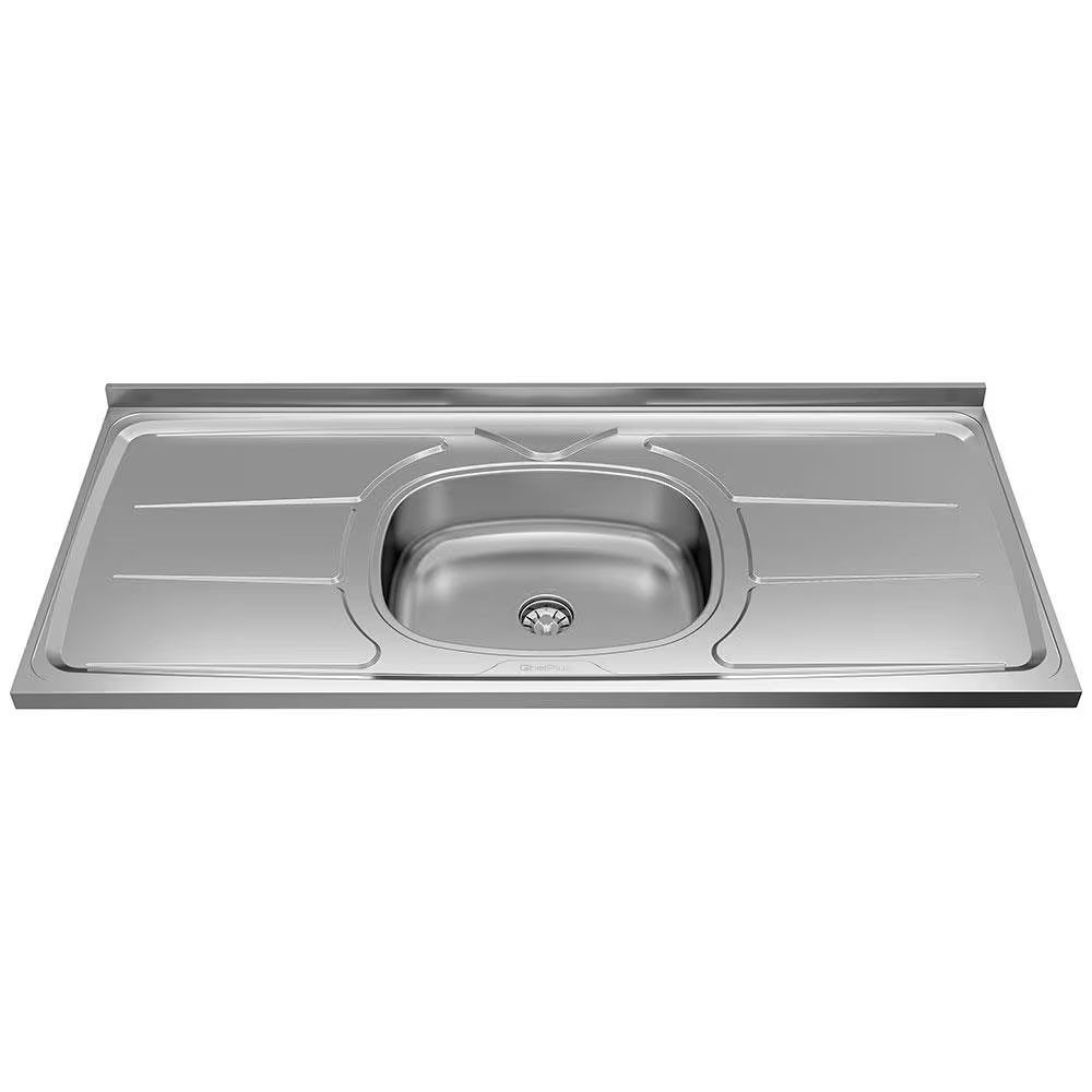 Pia para Cozinha King com Vlvula 120x53cm Ghelplus