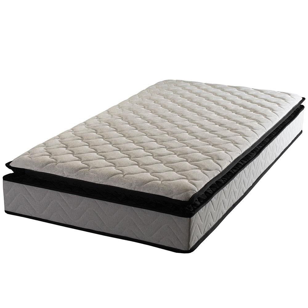 Colcho de Solteiro Titanium com Molas Ensacadas e Pillow Top Hellen