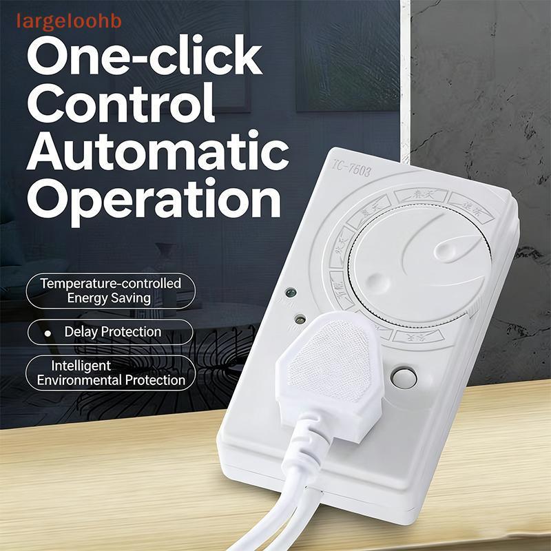 [largeloohb] Termostato De Geladeira Controlador De Temporizador Eletrônico Interruptor De Atraso Para Comercial Control
