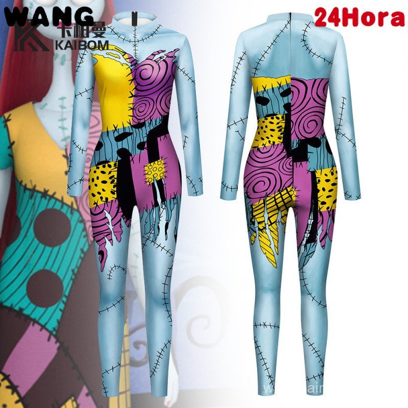 Fantasia de Cosplay da Sally para o Halloween, Impressa em 3D