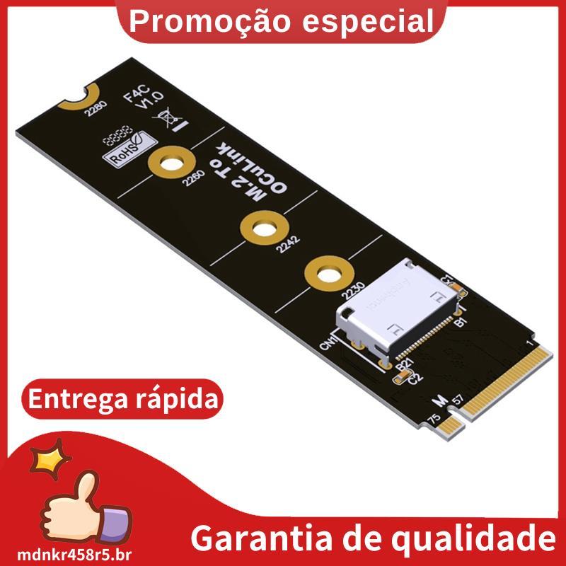 Adaptador F4C M . 2 NVME PCIe 4.0 Para Oculink SFF-8612 Placa Adaptadora U De 2.5 Polegadas (8639) SSD PCI-E NGFF mdnkr4