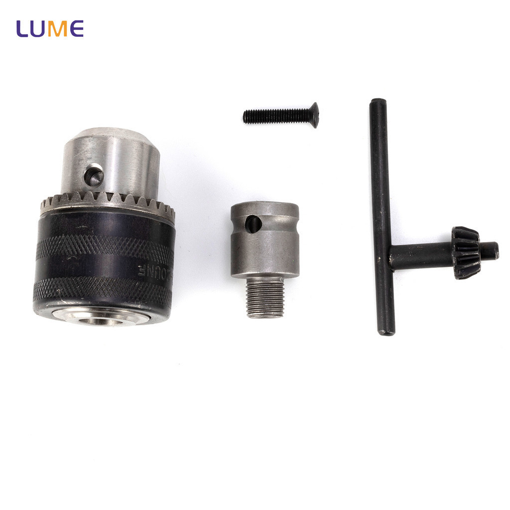 Kit Mandril 13mm (1/2") com Adaptador Uso em Furadeira e Chave de Impacto Alta Resistência