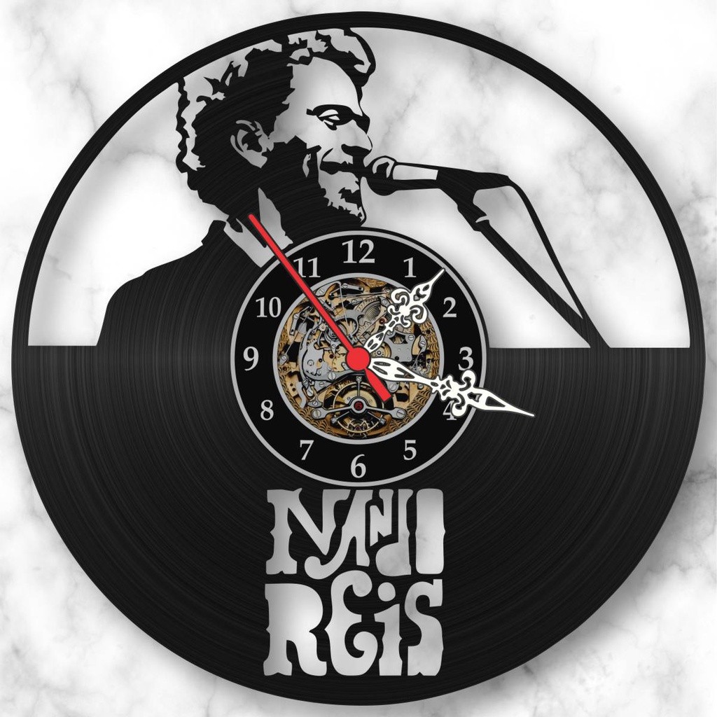 Relógio Parede Nando Reis Bandas Rock Musica Mpb Vinil Lp Promoção