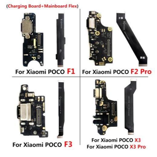 Placa De Carga Sub + Flex Mãe Modelos Variados Para Redmi Note 12 pro 5G / X5 Pro M4 pro X3 pro F1 F2 pro F3 Poco X5