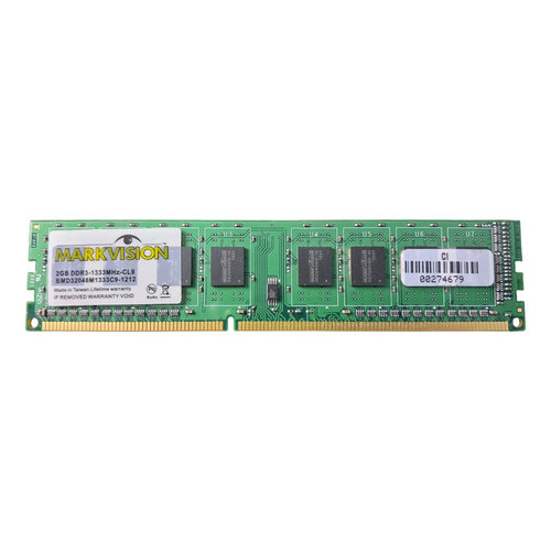 2 Gb De Memória Ram Ddr3 Markvision - 1333mhz