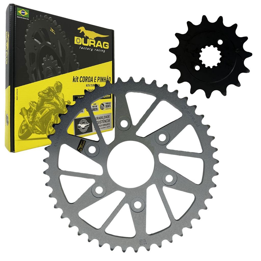 Kit De Coroa + Pinhão 45x15 Ktm 390 Duke Dominar400 2013 A 2024
