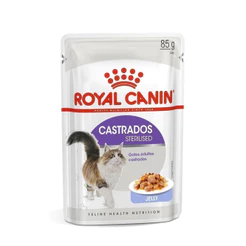 Ração Úmida Royal Canin Sachê Jelly para Gatos Adultos Castrados 85g