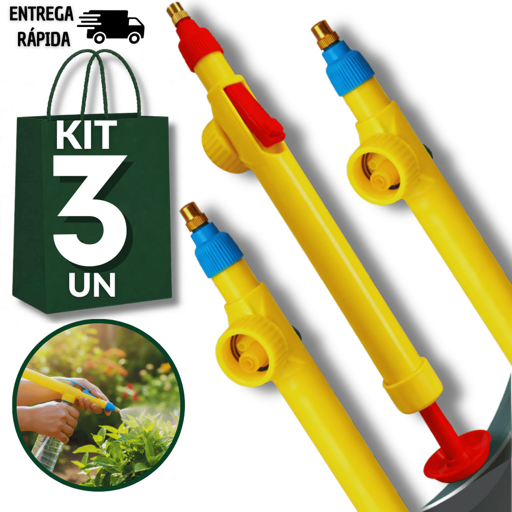 Combo Pulverizadores Borrifador Ambientes Garrafas Pet Manual Jardim Casa Multiuso Utilidades