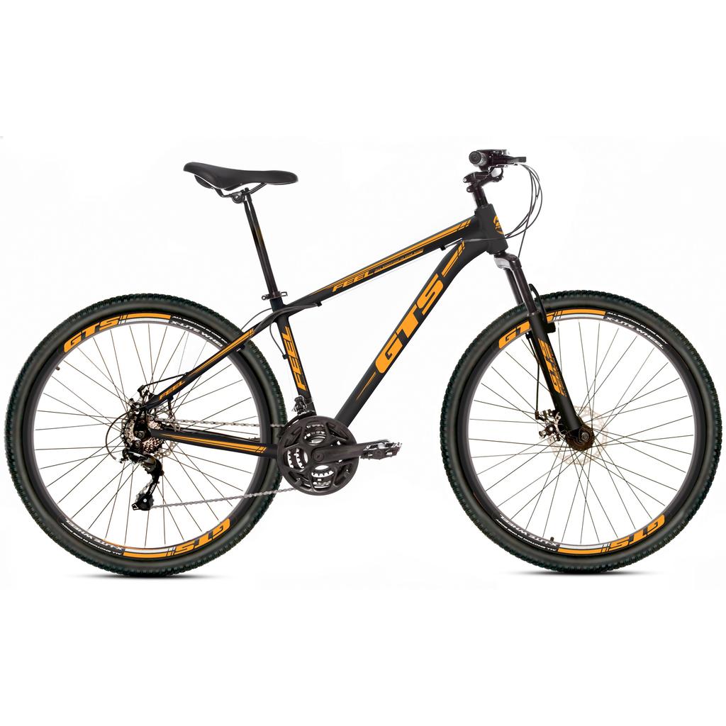 BICICLETA ALUMINIO ARO 29 GTS FEEL FREIO A DISCO 21 MARCHAS SHIMANO