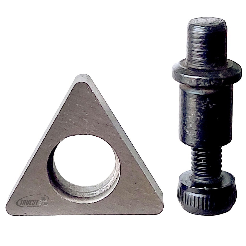 KIT PINO + CALÇO SUPORTE DE TORNO MTJNR TNMG 16 TRIANGULAR