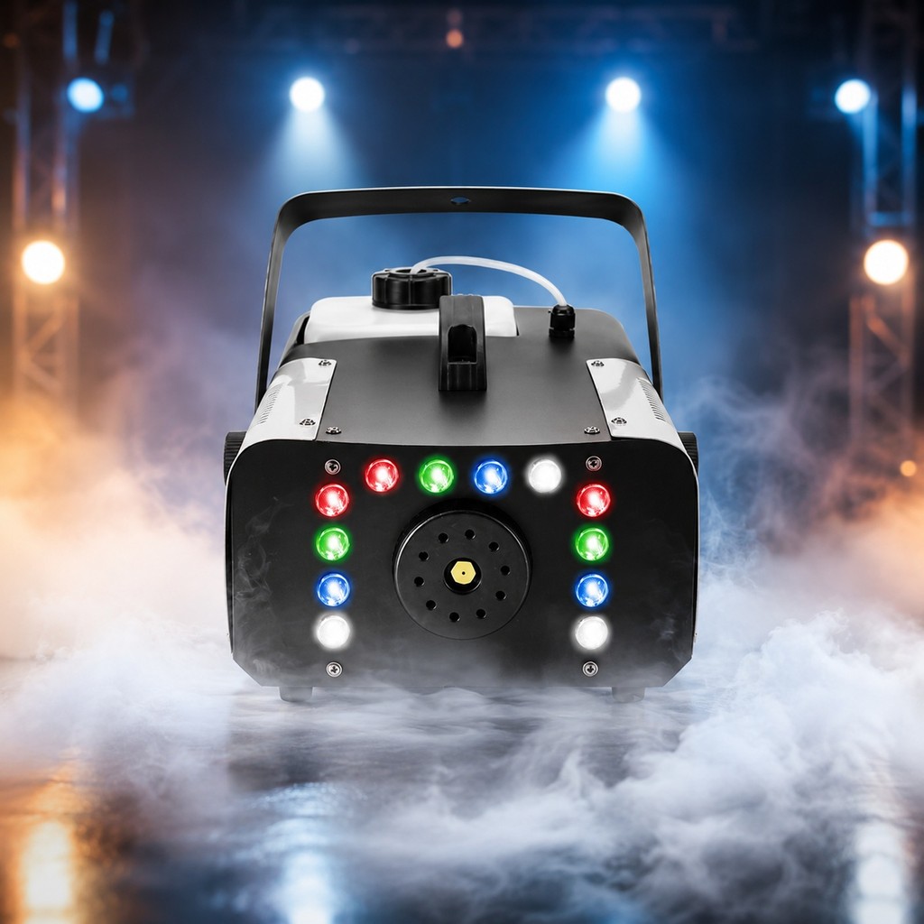 Máquina de Fumaça LED RGBW 3000W Efeito Profissional para Festa DJ Balada Evento Palco ON-MF810