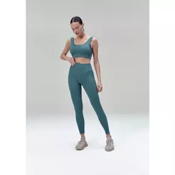 Calça Legging Feminina Canelada Sem Costura