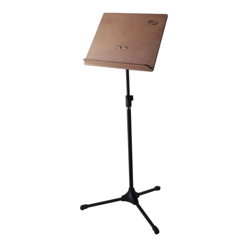 Estante de Partitura RMV PSES00070 Sinfônica Base Preta Madeira