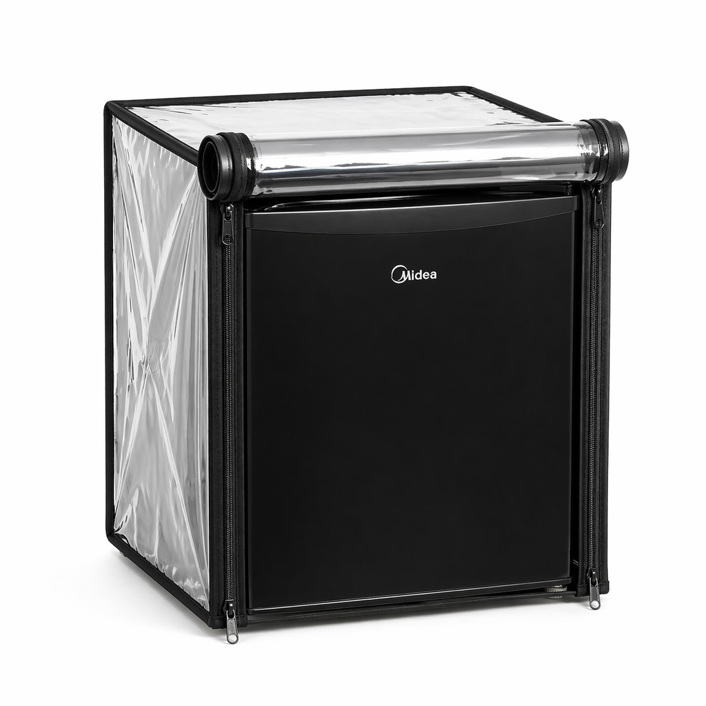 Capa Para Frigobar Midea Inverter 45L - Pvc Transparente