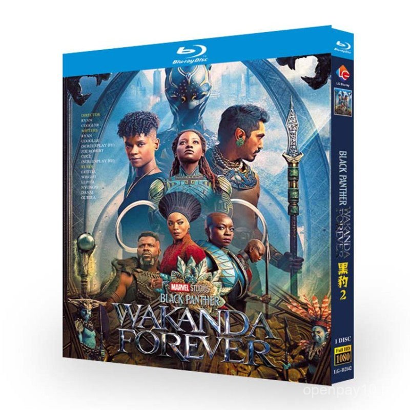 BD Blu-ray Disc Black Panther 2 (Versão do Filme de 2023) Conjunto de Discos 1080p com Legendas em Japonês, Chinês e Ing