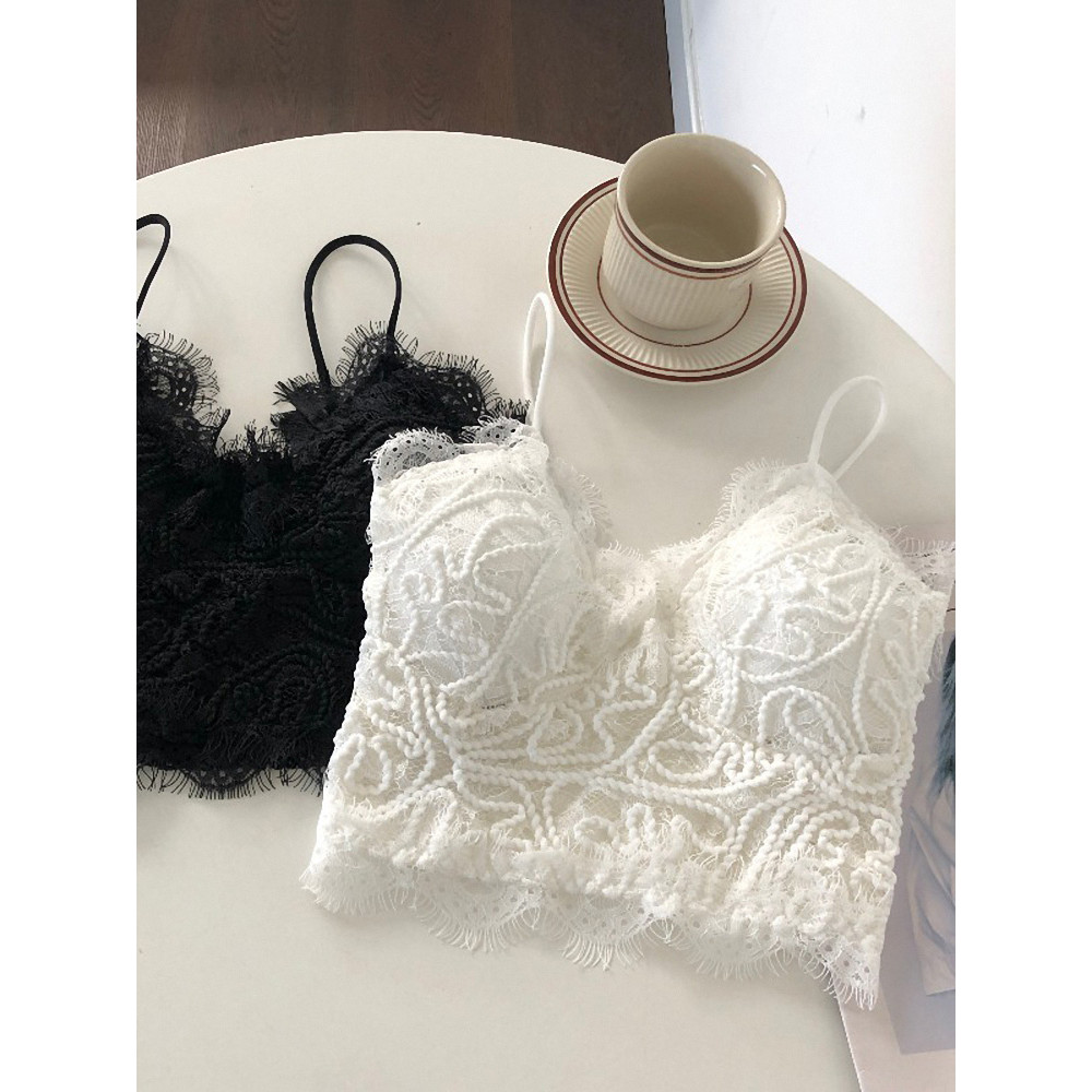 Lote de roupas femininas de verão, novo estilo, roupa externa, lindo Top tubo traseiro com almofada no peito, roupa ínti