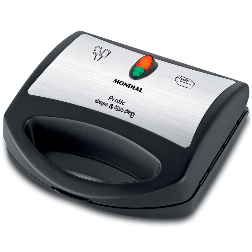 Crepeira Pratic Crepe e Hot Dog 850W Mondial