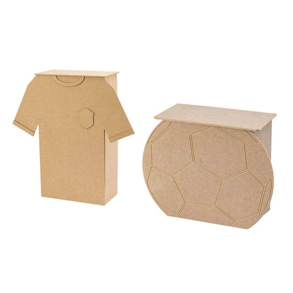 Mesa De Futebol Camisa Mdf Com Mini Mesa Bola Decorativa De Mdf Festa Copa Do Mundo