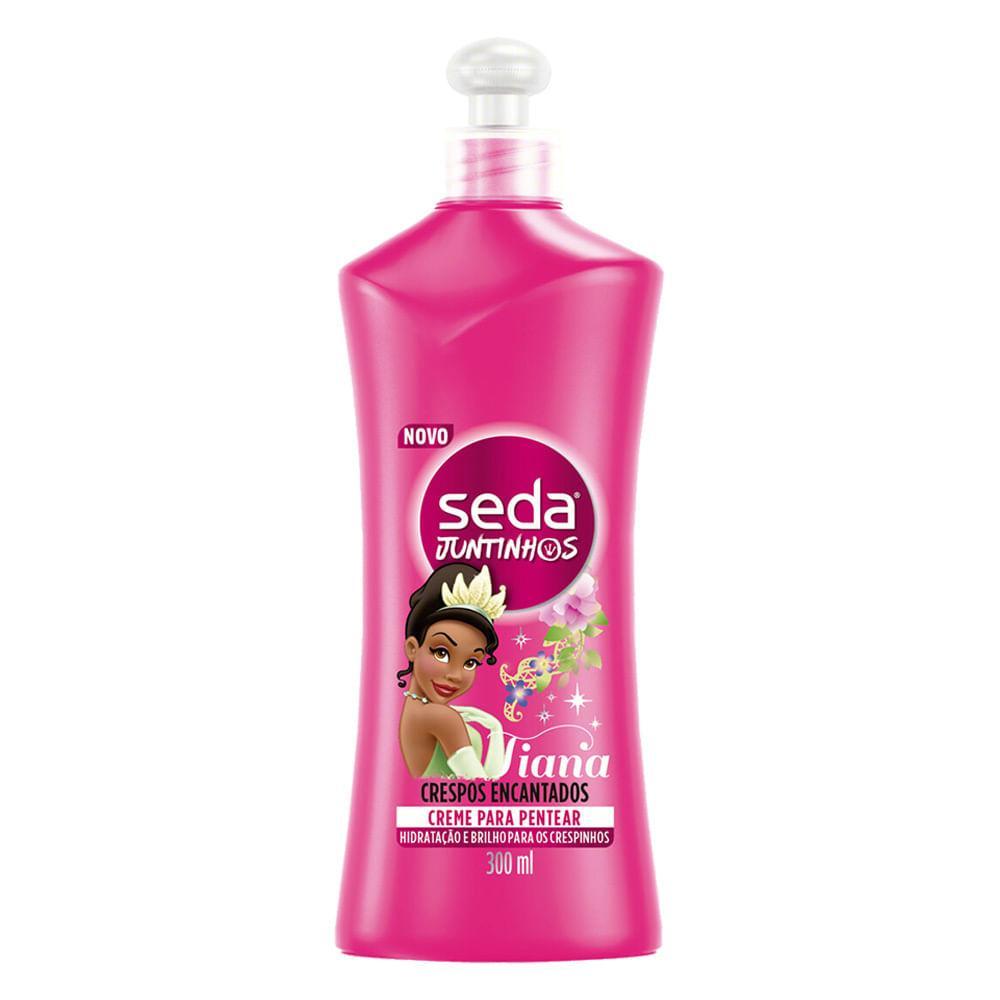 Creme Para Pentear Seda Juntinhos Tiana Crespos Encantados