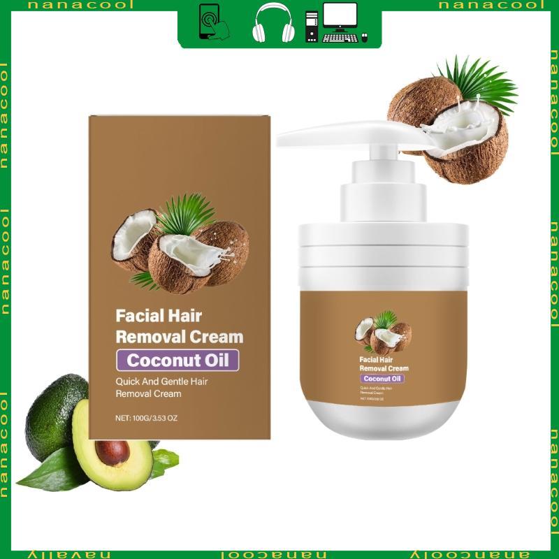 nana Creme Depilatório Perfumado Coco Removedor Pêlos Faciais Para E Homens