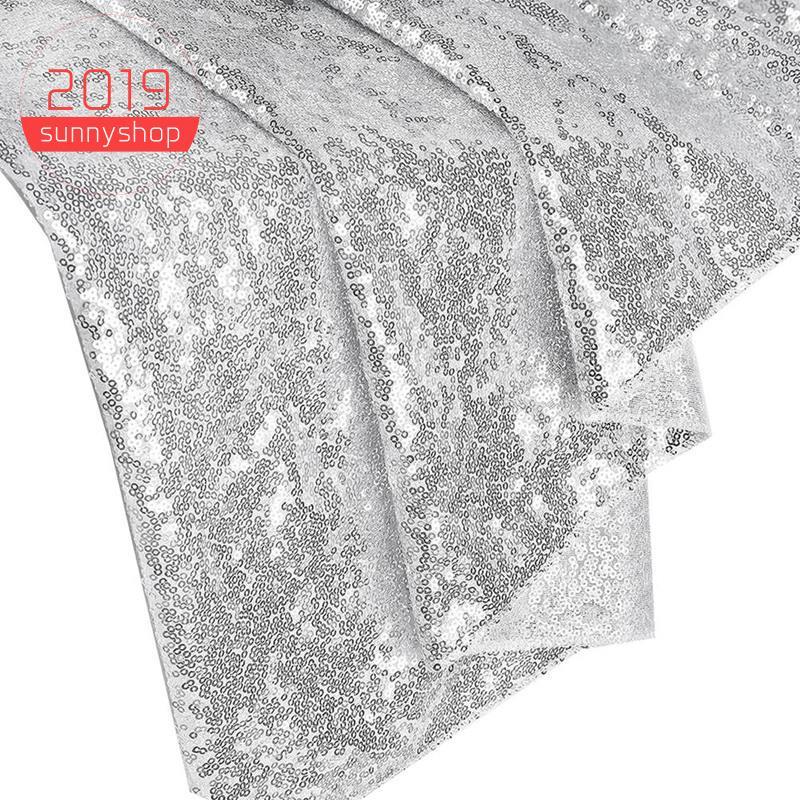 [Bestseller S] Saia De Mesa De 6 Pés Para Toalha Redonda Retangular Quadrada Com Lantejoulas Festa De Aniversário , Chá 