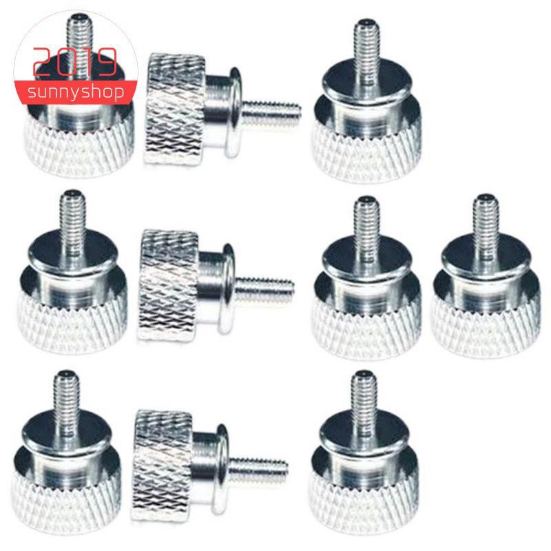 [Bestseller S] 10 Pçs/Lote UNC6-32 M3.5 Parafusos Serrilhados De Cabeça Redonda Manual Para Suporte De GPU PSU Caixa De 