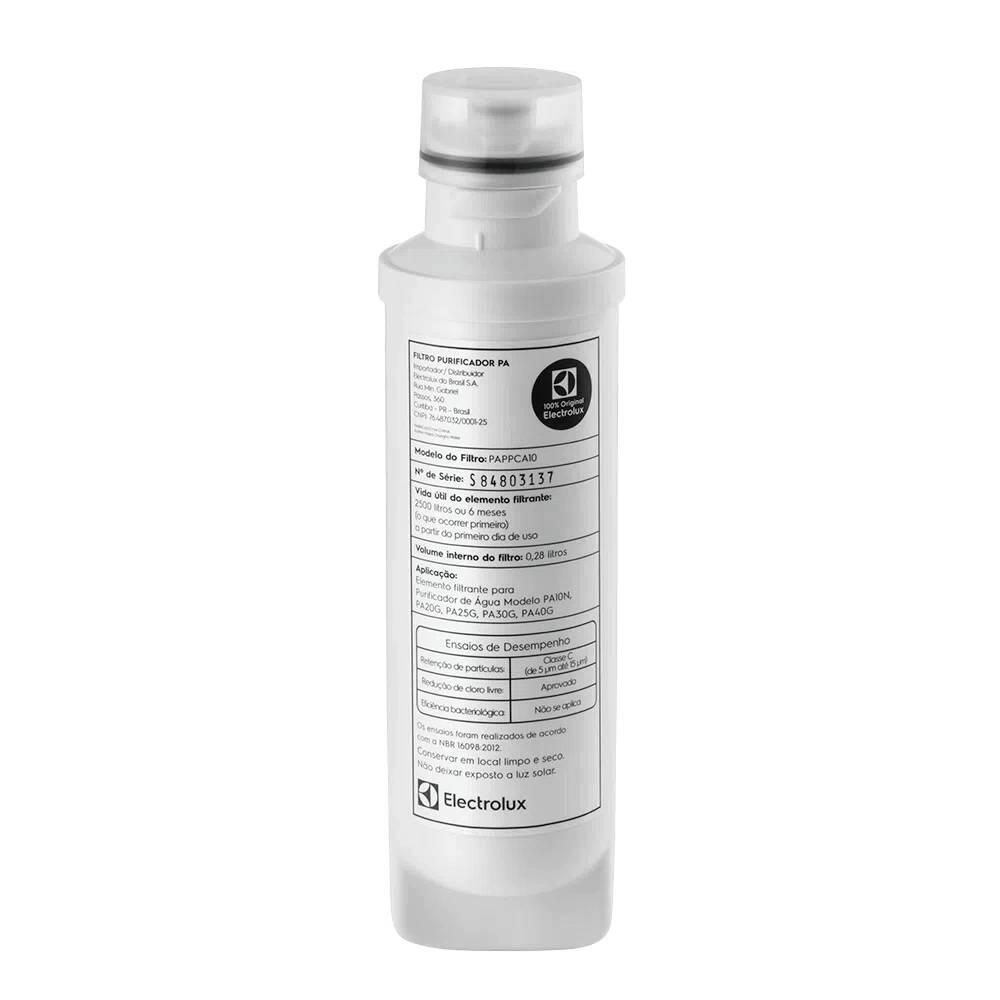 Filtro Para Purificador De Água Original Electrolux PA10N PA20G PA25G PA30G PA40G