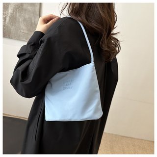 Trabalho Commuter saco feminino verão moda sacola bolsa de náilon axilas saco balde saco iPad All-Match