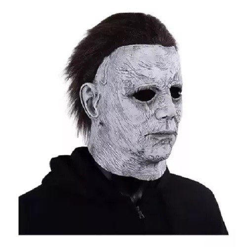 Mascara Michael Myers com Facão Haloween Fantasia — imagem 2 de 2