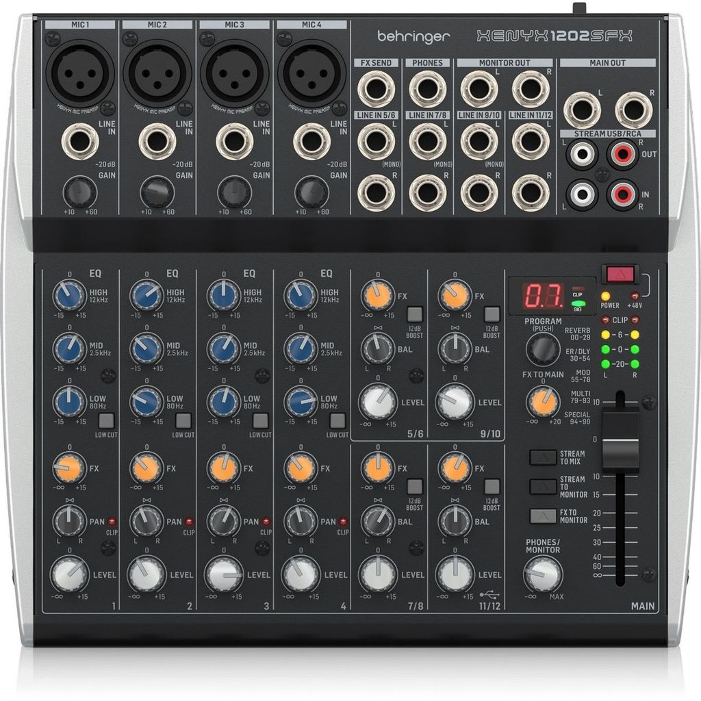 Mesa Behringer Xenyx 1202S FX 10 Canais