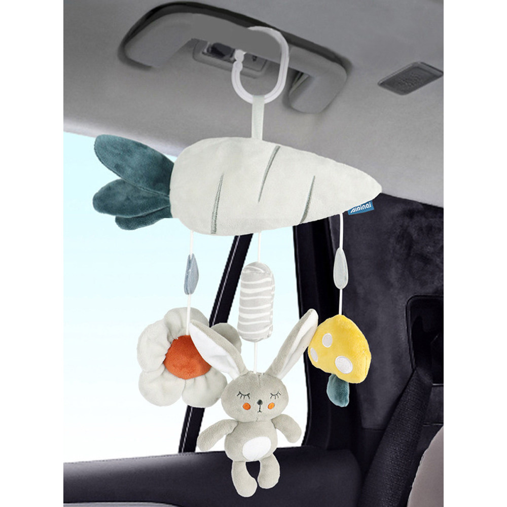 INS estilo nórdico carrinho de recém-nascido pendurado cama pendurado bonito Animal vento carrilhão cama sino crianças b