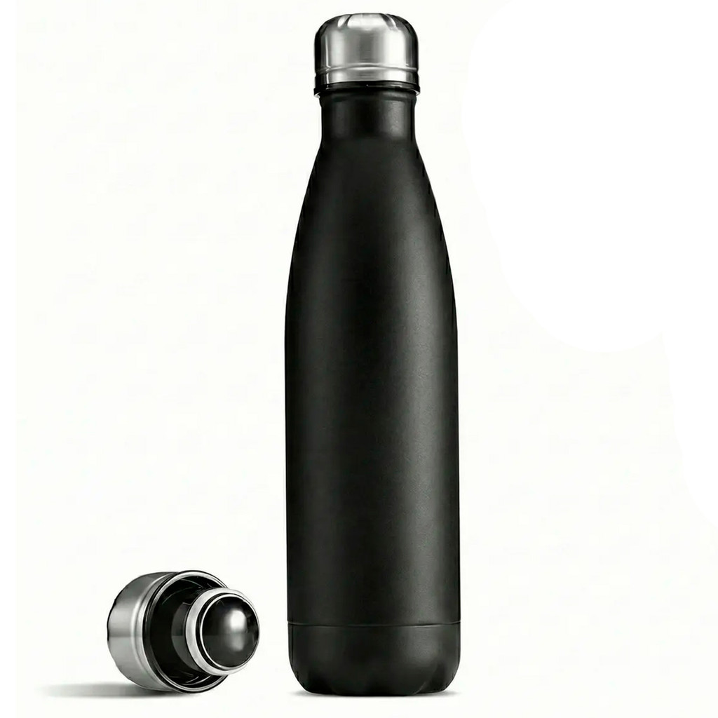 Garrafa Agua Termica Inox 500ml Antivazamento Parede Dupla Resistente Suco Cha Cafe Multiuso