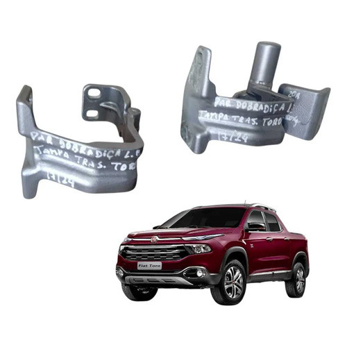 Par Dobradica Tampa Traseira Fiat Toro L. Esquerdo 2017 A 24