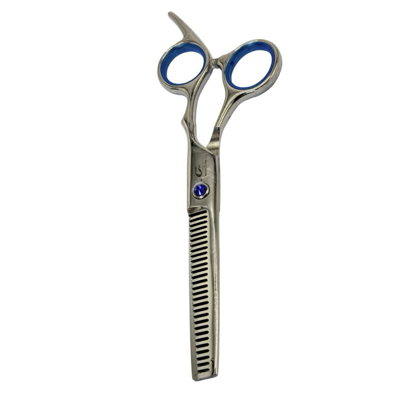 Tesoura Desbaste Profissional 6.0 Umi Aço Inox | Tesoura Dentada Cabeleireiro Barbeiro Desfiar Cabelo Salão Alta Precisã