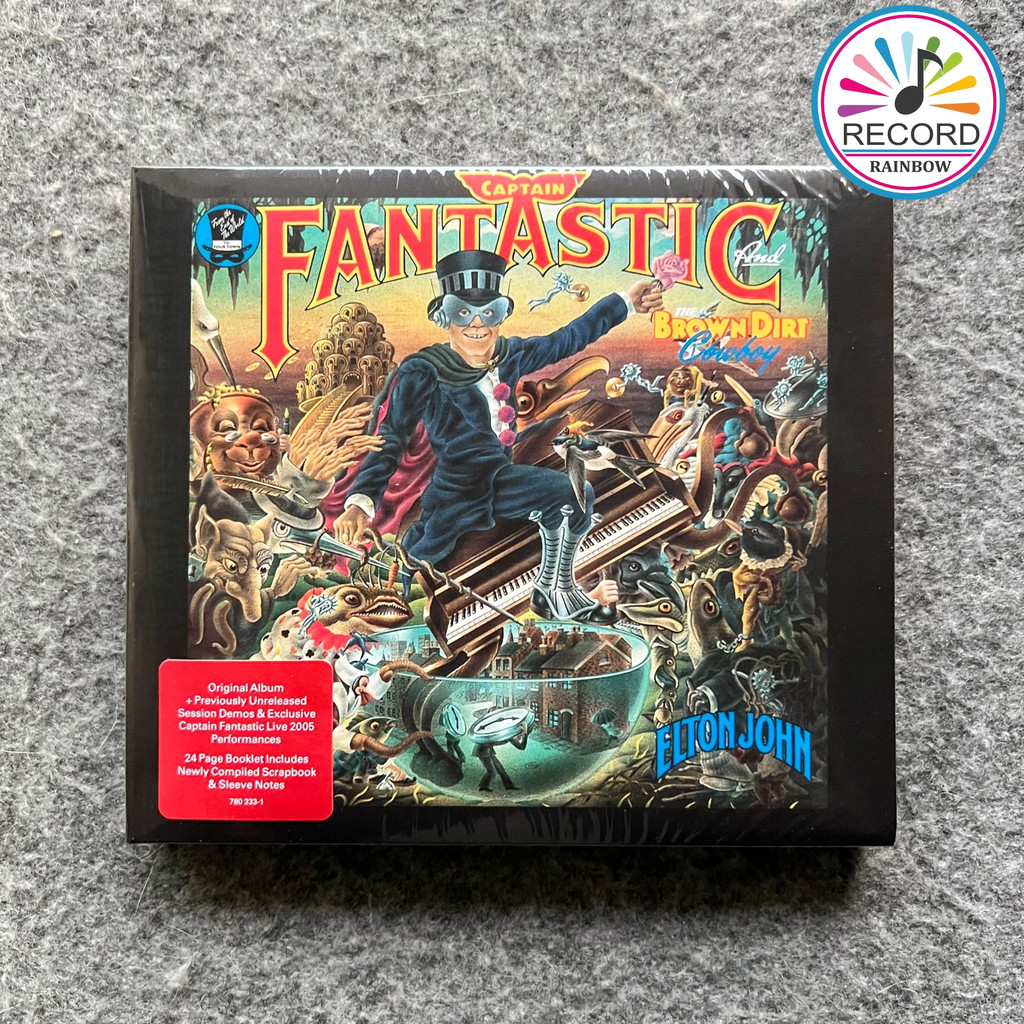 Elton John Captain Fantastic And The Brown Dirt Cowboy Original 2CD Album [Lacrado] Brand New OMLX
