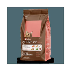 Ração Quatree Supreme para Gatos Castrados Sabor Salmão e Batata Doce