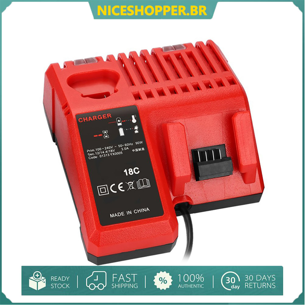 Carregador de bateria de íon-lítio XIXIAN M12-18C para Milwaukee 12 V 14.4V 18V C1418C 48-11-1815/1828/1840 M18 M14 M12