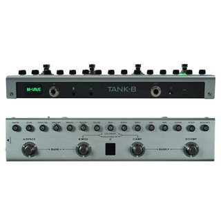 Pedal de baixo multiefeito M-VAVE Tank-B Recarregável 36 predefinições 9 slots de pré-amplificador 8 slots de cabine