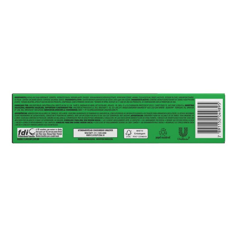 Creme Dental Closeup Triple Menta 70g
