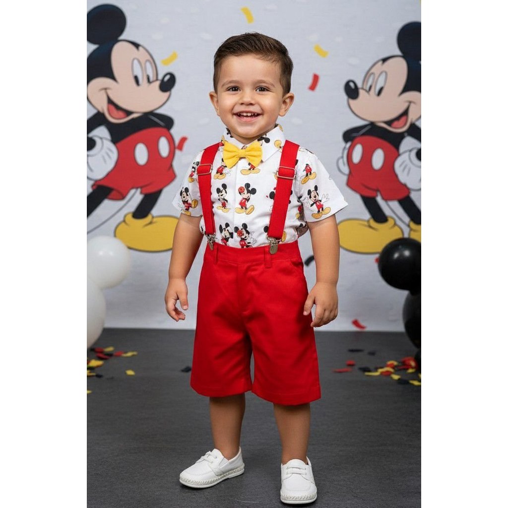 Conjunto Elegante Temáticos Meninos Mickey