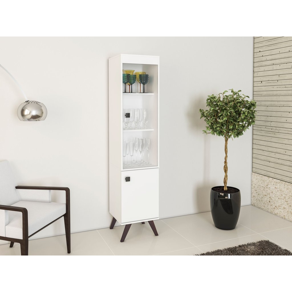 Cristaleira 2 Portas Rt 3105 Branco Branco