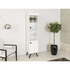 Cristaleira 2 Portas Rt 3105 Branco Branco