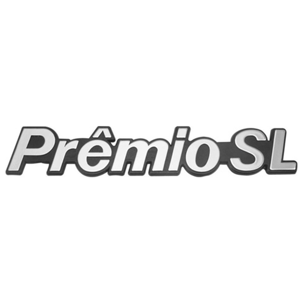 Emblema Prêmio SL do Porta Malas Prêmio 85 86 87 88 89 90 91 92 93 94 Fundo Preto