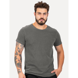 Camiseta Reserva Masculina Lisa Back Woodpecker Stoned Chumbo em Oferta na Shopee