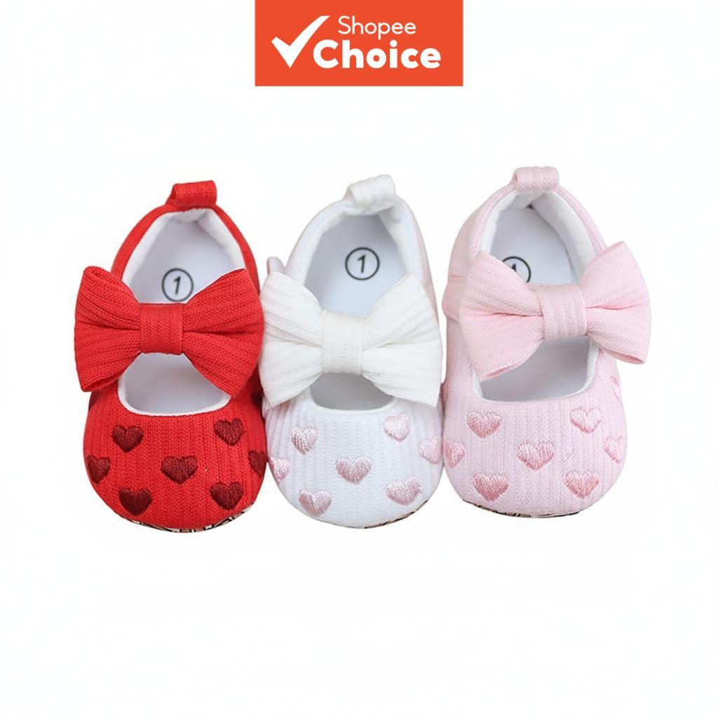 Sapatos Princesa Bebê 0-18 Meses | Sola De Borracha Antiderrapante Infantis Para Primeiros Caminhantes
