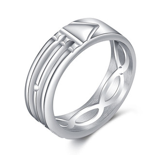 Anel Atlantis, um sucesso de vendas, simples e elegante, em prata/ouro/ouro rosado, para homens e mulheres.